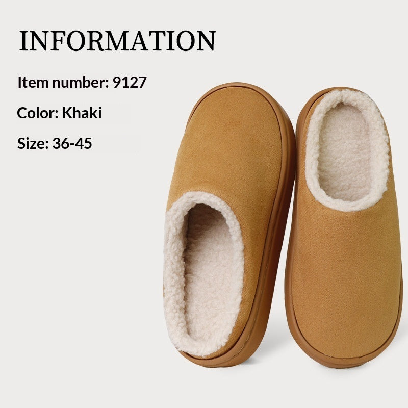 Indoor Anti-slip Plush Warm Home Thick Sole Men