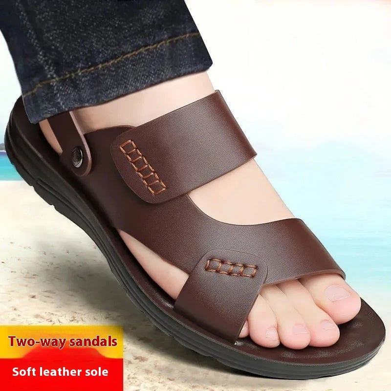 Men's Sandals Two-way Outdoor Platform