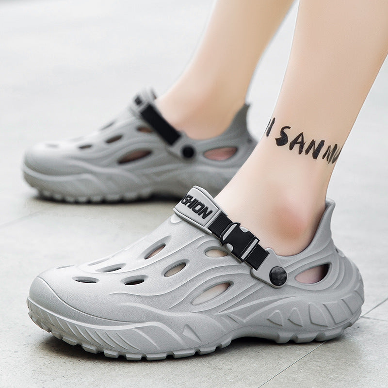 Large Size Eva Bag Heel Hole Shoes Drop Plastic Backstrap Soft