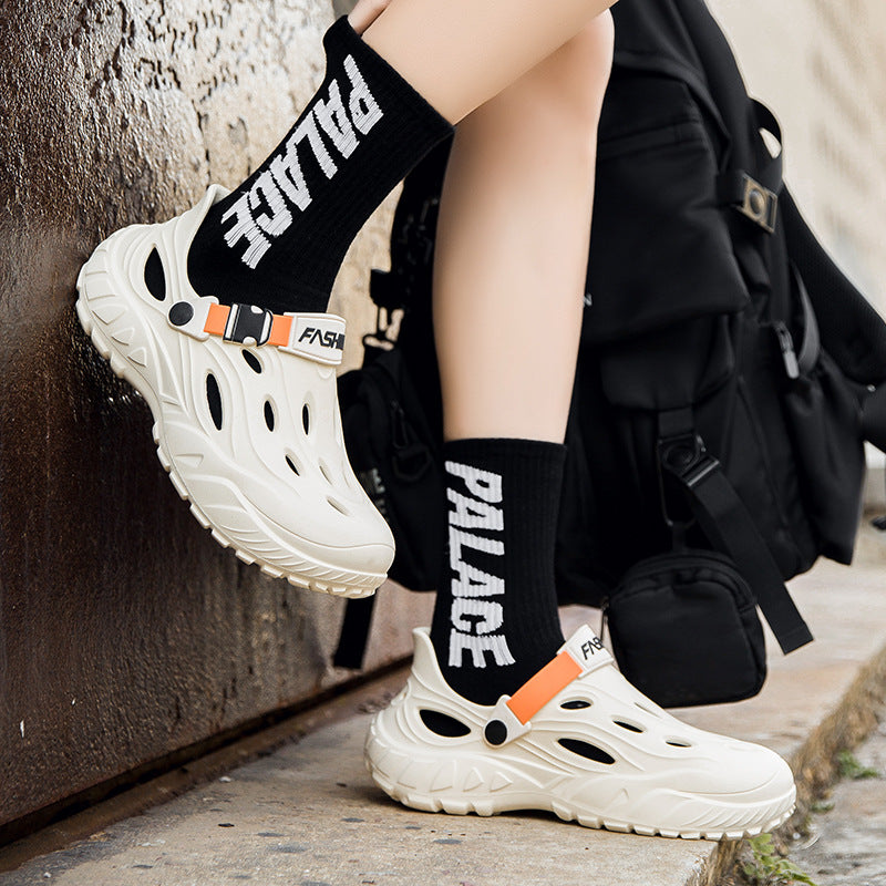 Large Size Eva Bag Heel Hole Shoes Drop Plastic Backstrap Soft