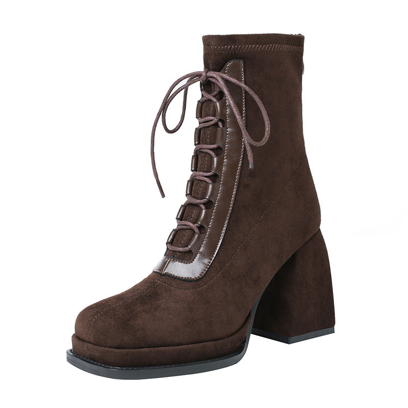 Ultra-high Heel Short Martin Early Autumn Women's Boots